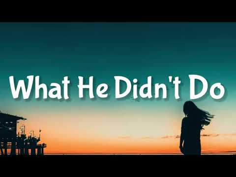 Carly Pearce - What He Didn't Do  (Lyrics) 🎵 Put me first, be a man of his words| Larosita Lyrics