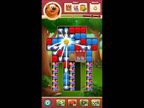 Toon Blast Level 6454 - NO BOOSTERS 🐻🐺🐱 | SKILLGAMING ✔️