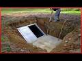 Man Builds Secret Underground BUNKER in his Backyard | by @lexastroy