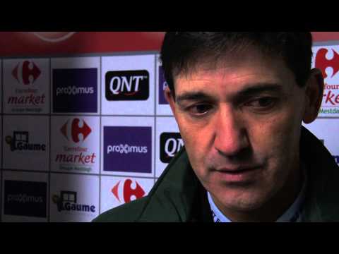 Felice Mazzu après RCSC - KV Ostende