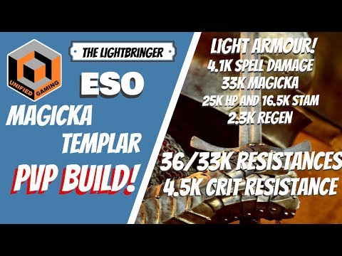 ESO Magplar pvp build - The Lightbringer Elsweyr/Scalebreaker