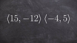 How to determine if two vectors are parallel, orthogonal or neither