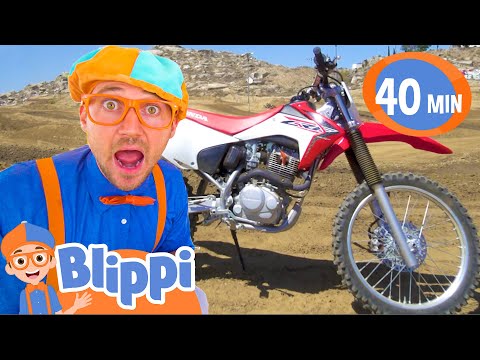 Blippi Explores a Motorcycle | Blippi Full Episodes | Educational Videos For Toddlers | Blippi Toys