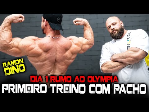 RAMON DINO IN HIS FIRST TRAINING SESSION WITH FABRÍCIO PACHOLOK - TOWARDS OLYMPIA