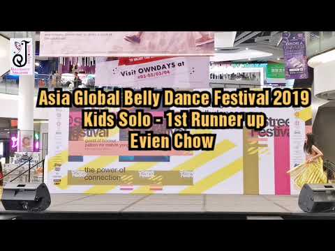 Evien Chow， Kids Solo - 1st Runner Up@Asia Global Belly Dance Festival 2019
