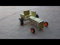 Diy Mini Match Box Tractor Invention Homemade Mini Tractor Diy Invention
