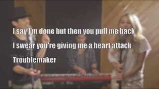 Troublemaker - Max Schneider &amp; Jordan Pruitt cover (Lyrics)