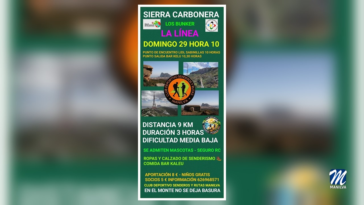 Sendero por Sierra Carbonera Sendero por Sierra Carbonera