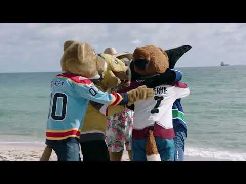 NHL Mascots Enjoy Fun and Sun in Florida