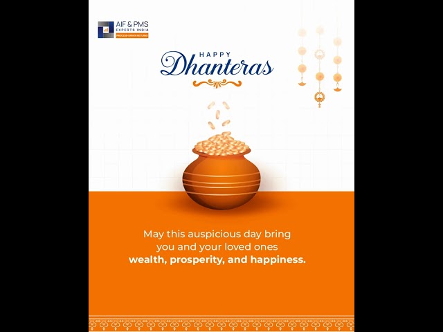 Wishing everyone a prosperous Dhanteras!