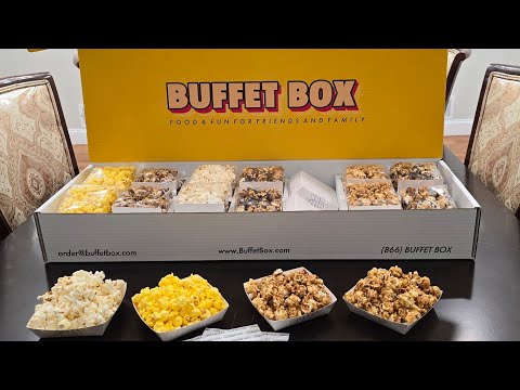 Unveiling BuffetBox's Latest Sensation: handcrafted, artisanal Popcorn!