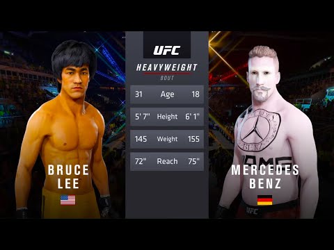 Bruce Lee vs. Mercedes-Benz (EA sports UFC 3)