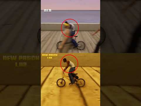 GTA SAN ANDREAS Trilogy - The Definitive Edition | Release vs Now (Patch 1.112) #gta #shorts