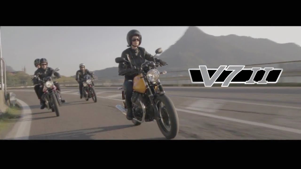 Moto Guzzi V7 II with Ewan McGregor, 2015 official