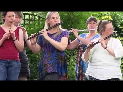 Brian Finnegan and Katherine Mann's Flute and Whistle Class, Farewell Concert Burwell Bash 2016