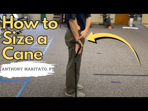How to Size and Use a Straight Cane