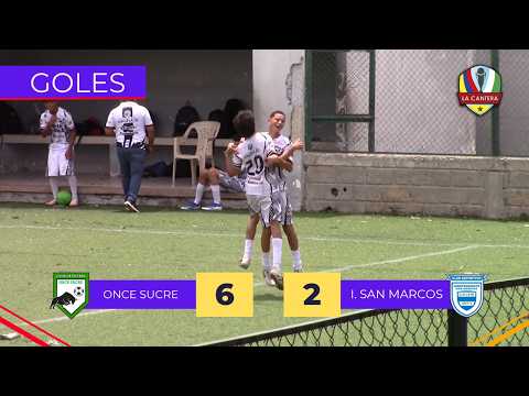 ONCE SUCRE 6-2 INDEPENDIENTE SAN MARCOS | Goles | Interclubes Sub 17B de Difútbol 2026