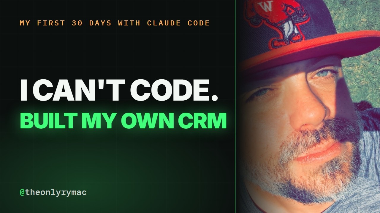 My First 30 Days With Claude Code, the full story on YouTube