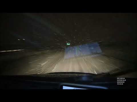 Husté sneženie Svit - D1 - Poprad Timelapse 2022