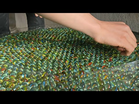Luxurious Epoxy Table Making (Using 1200 Marbles)