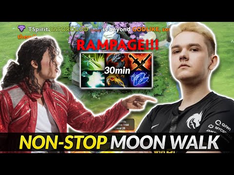 Yatoro Rampage Moon walk Faceless Void - GG 30min items