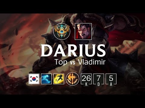 Darius Top vs Vladimir - KR Challenger Patch 8.11
