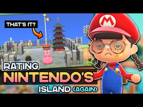 🍄 Valutazione dell'aggiornamento ufficiale di Mario su NINTENDO ISLAND 😰 || Animal Crossing