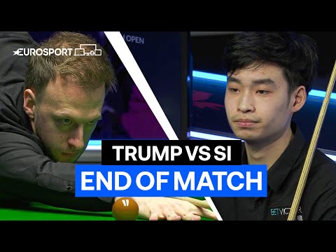 World No. 3 Judd Trump survives a scare to beat Si Jiahui with a 4-2 win | Eurosport Snooker