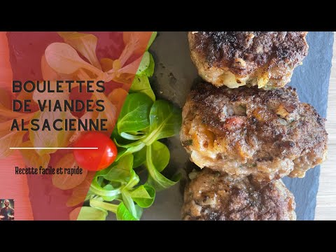 Fleischkiechle, délicieuses boulettes de viande Alsacienne