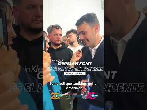 🎥 ¡Cambio de gobierno en Marcos Juárez! Germán Font es el nuevo intendente