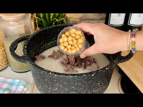 My children's new favorite soup | They want 1 more | Wheat soup with meat