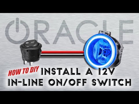 ORACLE Lighting - How To Install A 12V In-Line On/Off Switch for LED Lights