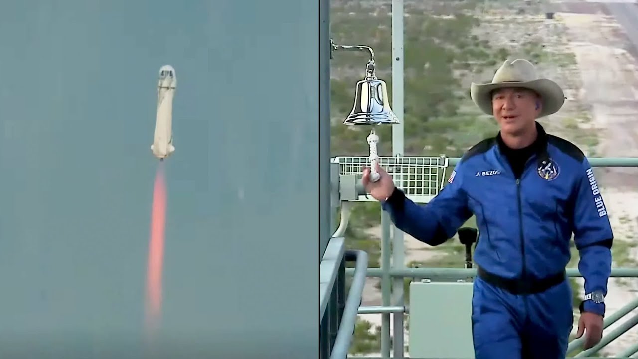 Watch Jeff Bezos launch to space in 10 minutes (supercut)
