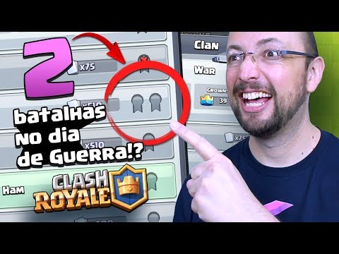 INJUSTO!? BUG!? 2 BATALHAS no DIA DE GUERRA do Clash Royale - O que houve? - Nery NEWS #282