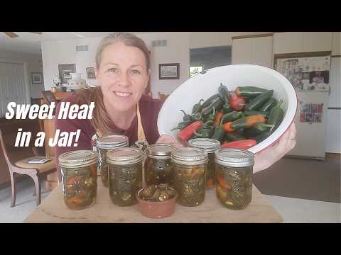 How to make Candied Jalapeños (Cowboy Candy)~Canning Method or Refrigerator Version