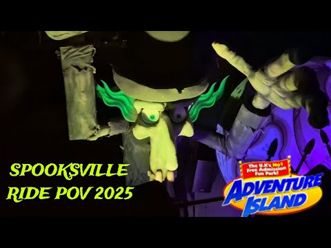 Spooksville Ride POV 2025 (Former over the hill/beelzee bobs trail) Adventure Island