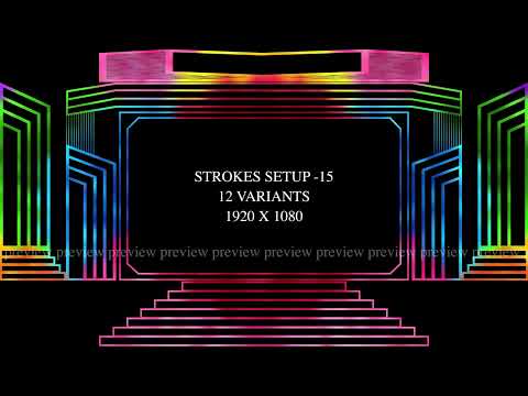 499. Strokes Setup -  15  - 12 Variants - 1920 x 1080