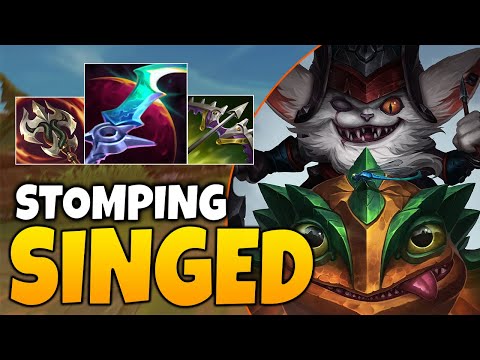 When A Challenger Kled Meets Singed...