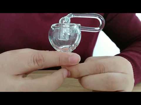 Glass honey Bucket Honey Bucket Banger with Male bowl 14mm/18mm joint