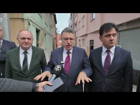 Trabzon Büyükşehir Belediye Başkanı Ahmet Metin Genç Esentepe Kentsel Dönüşüm Çalışmalarını İnceledi