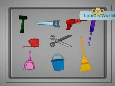 BabyTV Louie's world work tools english