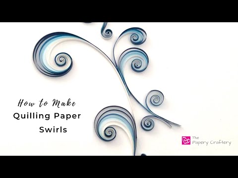 How to Make Quilling Swirls | 4 Ways to Make Swirls from Multiple Strips of Paper