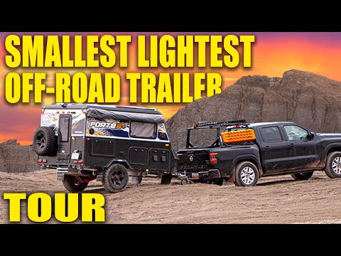 SMALLEST, LIGHTEST Off-Road Trailer For Jeep & Toyota Lovers! | MDC Forte 9+ Mini Tour