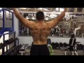 Some posing with protein shake
