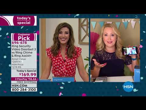 Ring Security Video Doorbell 3 with Ring Chime and Ring ...