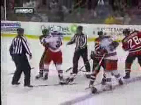 Dane Byers vs David Clarkson Sept 25, 2010