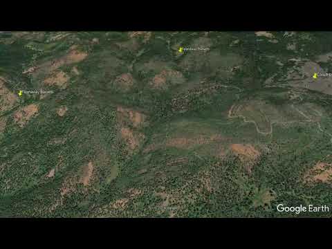 Ellensburg Blue Agate Search Area Using Google Earth