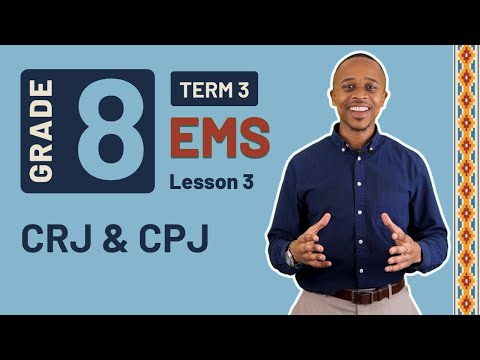 Gr8 EMS: Fin. Lit. | Term 3 | Lesson 3 | CRJ & CPJ