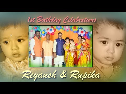 ushigari Reyansh & Rupika 1st birthday