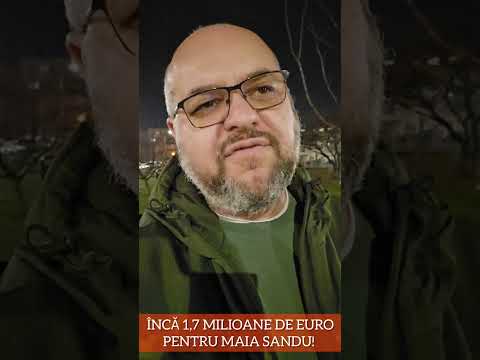 Alți 1,7 milioane de euro pentru Maia Sandu! 